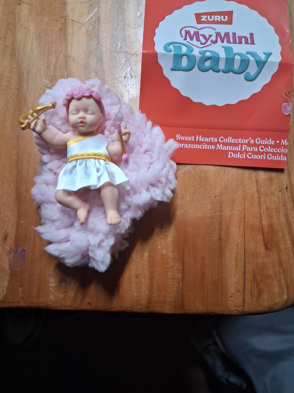 ZURU My Mini Baby Sweet Hearts Collector Doll in Pink